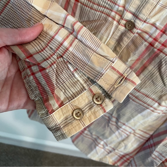 Cabela’s Western Pinstripe Long Sleeve Button-Down Size M - Picture 5 of 9